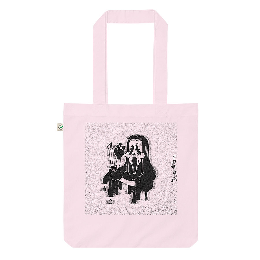 Ghostface Killer Haircut - Scream Horror Art Parody - Fashion Tote Bag