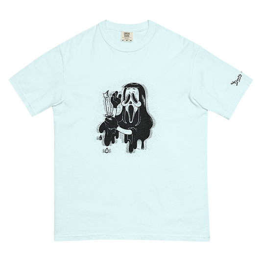 Ghostface Killer Haircut - Scream Horror Art Parody - Unisex T-Shirt