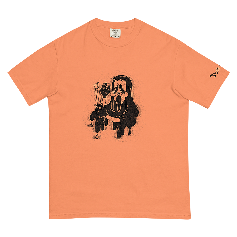 Ghostface Killer Haircut - Scream Horror Art Parody - Unisex T-Shirt