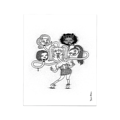 Spice Girls - Halloween Hydra Illustration - Art Print