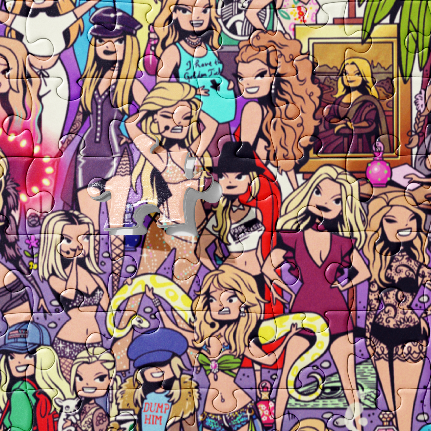 "Clone World" - Britney Spears "Where's Waldo" Style - Jigsaw Puzzle (US ONLY)